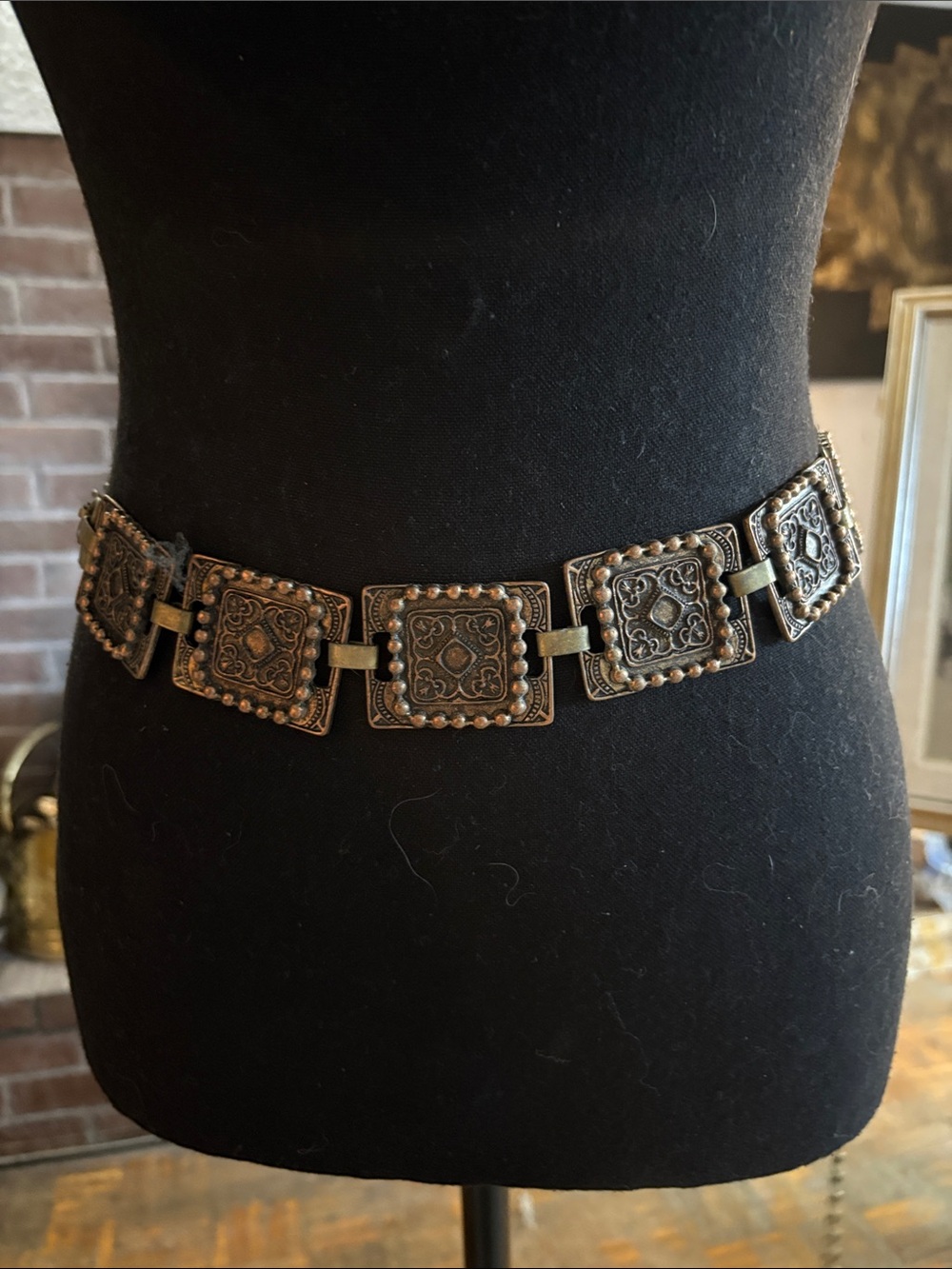 Vintage Bronze-Tone Link Belt